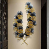 Modern Decorative Leaf & Flower Petal Design Wall Art